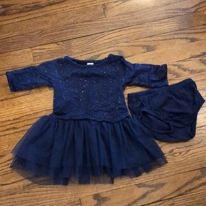 Navy Blue Sparkle Dress